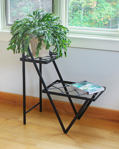 Duet Wrought Iron Plant Stand