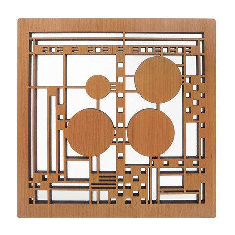 Frank Lloyd Wright Coonley Wood Trivet