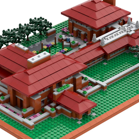 Frank Lloyd Wright Darwin D. Martin House Architecture Building Brick Set