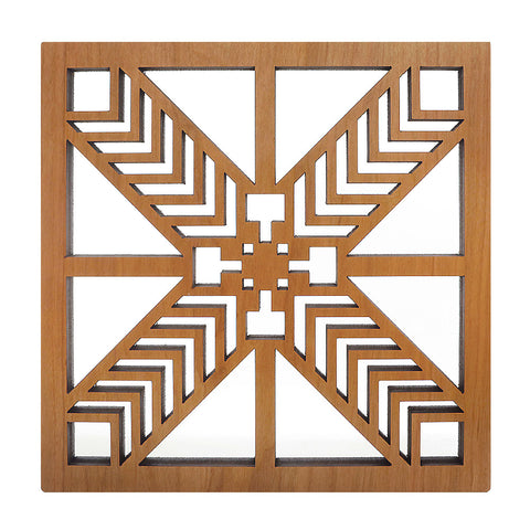 Frank Lloyd Wright Robie Sconce Wood Trivet