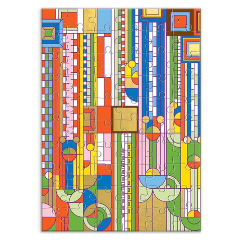 Frank Lloyd Wright Saguaro Forms & Cactus Flowers Greeting Card Puzzle