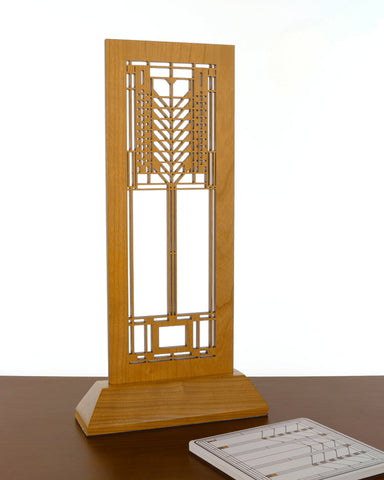 Frank Lloyd Wright Tree of Life Wood Mini Screen
