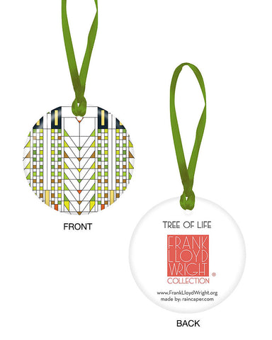 Frank Lloyd Wright Tree of Life Porcelain Keepsake Ornament