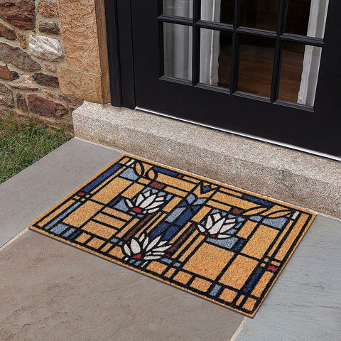Frank Lloyd Wright Waterlilies Doormat Entryway