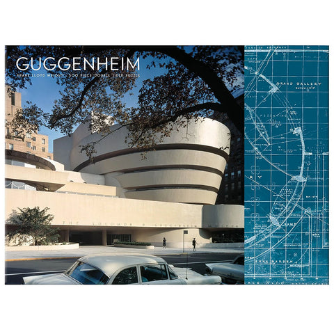 Frank Lloyd Wright Guggenheim 2-Sided 500 Piece Jigsaw Puzzle