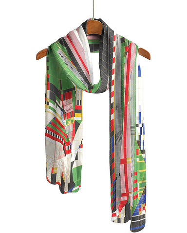 Frank Lloyd Wright Hillside Curtain Sheer Scarf