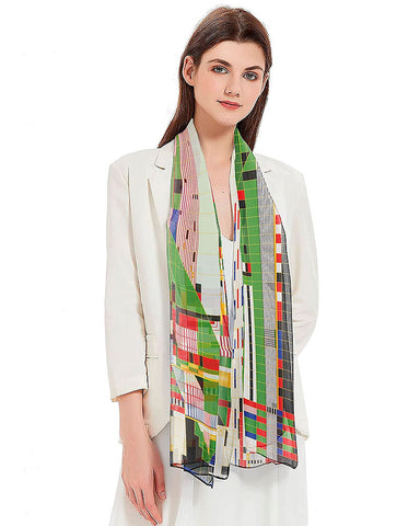 Frank Lloyd Wright Hillside Curtain Sheer Scarf