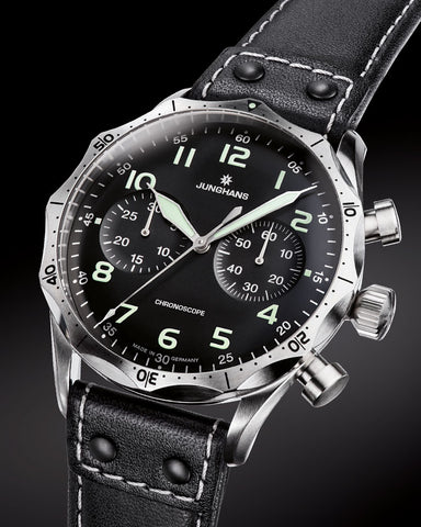 Junghans Pilot Chronoscope 27/3590.00 Watch