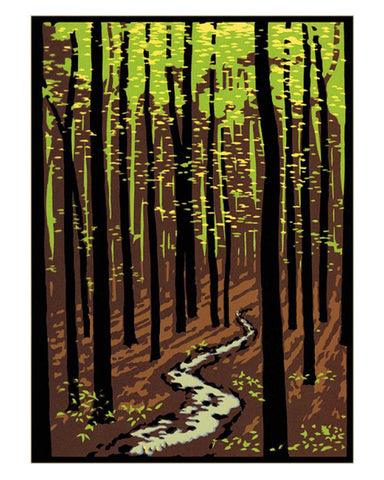 Laura Wilder Spring Woods Framed Giclée Print