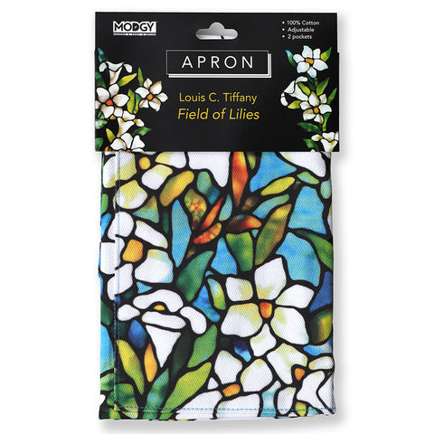 Louis C. Tiffany Field of Lilies Apron