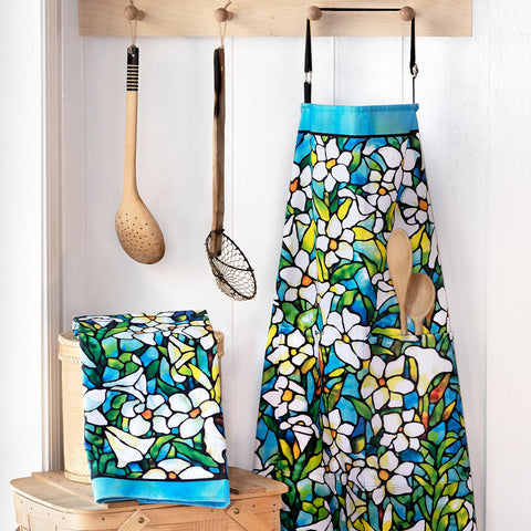 Louis C. Tiffany Field of Lilies Apron