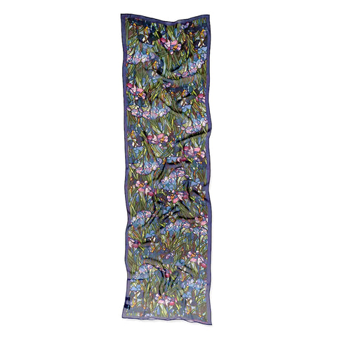 Met Museum Louis C. Tiffany Iris Silk Chiffon Scarf