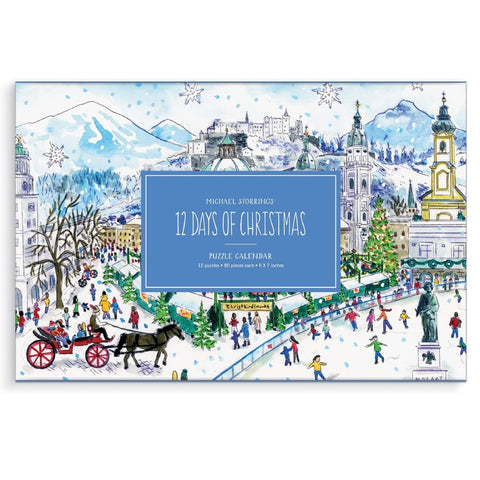 12 Days of Christmas by Michael Storrings Advent Puzzle Calendar