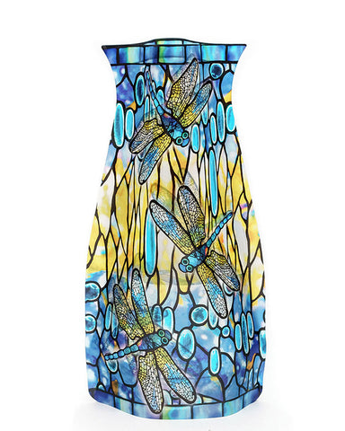 Modgy Louis C. Tiffany Dragonfly Expandable Vase