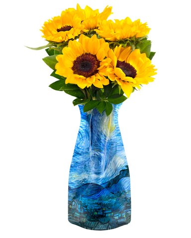 Modgy Van Gogh Starry Night Expandable Vase