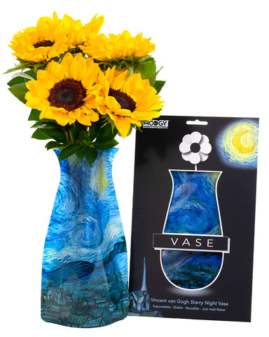 Modgy Van Gogh Starry Night Expandable Vase