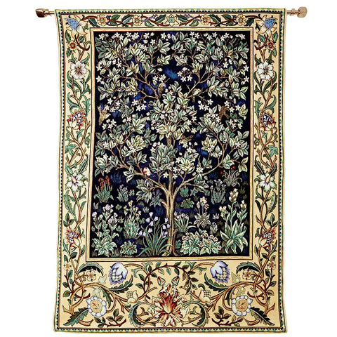 William Morris Tree of Life Hanging Tapestry - 55" x 41"