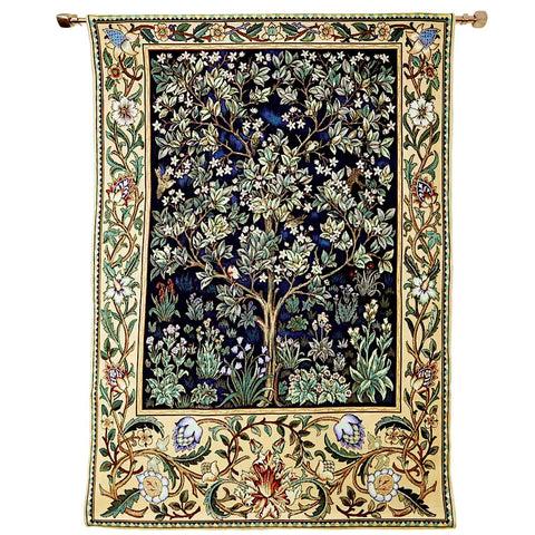 William Morris Tree of Life Hanging Tapestry - 55" x 41"