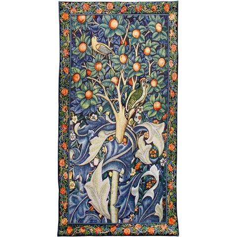 William Morris Woodpecker Hanging Tapestry - 55” x 27”