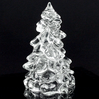 Mosser Glass Christmas Tree - Crystal Large