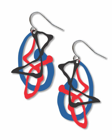 Pollock's Ghosts Earrings