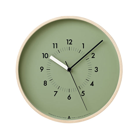 Lemnos SOSO Wall Clock Green
