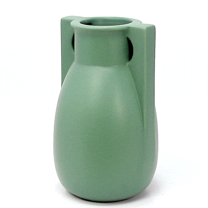 Teco Two Buttress Vase - Green
