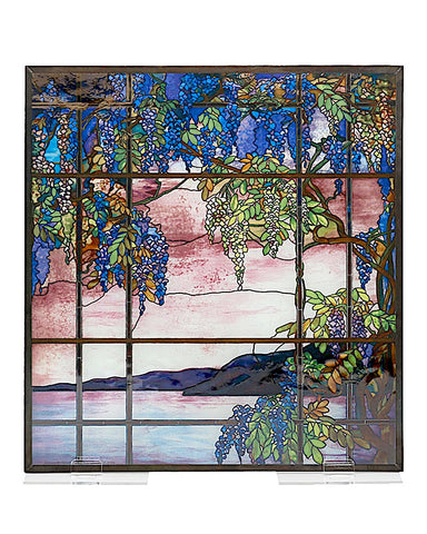 Tiffany View of Oyster Bay Stained Glass Panel