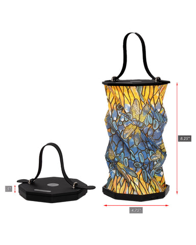 Modgy Louis C. Tiffany Dragonfly Lantern Measurements