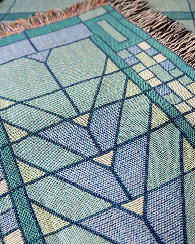 Frank Lloyd Wright Tree of Life Tapestry Throw