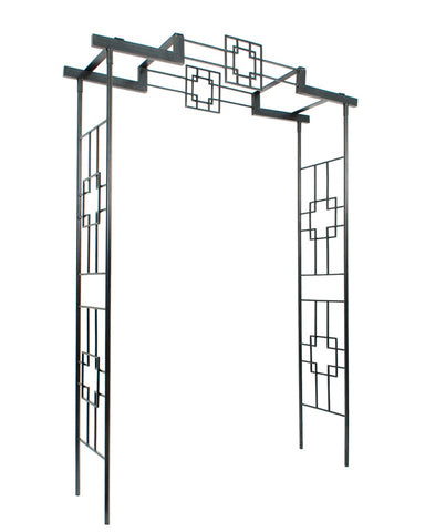 Tsukiyama Wrought Iron Arbor