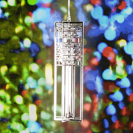 Frank Lloyd Wright Waterlilies Wrightsicle Ornament