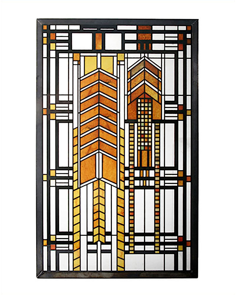 Frank Lloyd Wright Autumn Sumac Stained Glass | ArchitectGiftsPlus frank-lloyd-wright-autumn-sumac-stained-glass-architectgiftsplus