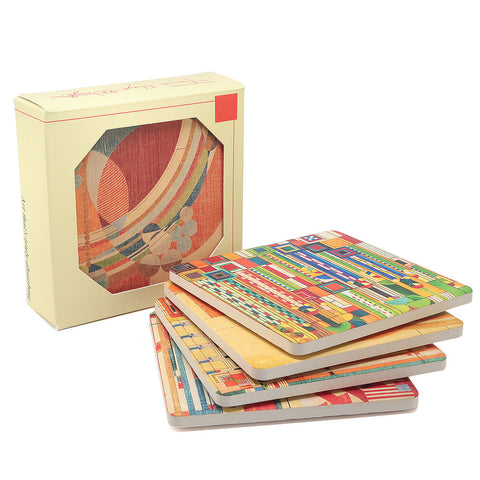 Frank Lloyd Wright Coasters Designs for Liberty Covers Gift Set
