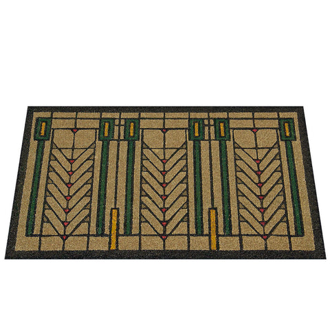 Frank Lloyd Wright Colored Tree of Life Doormat