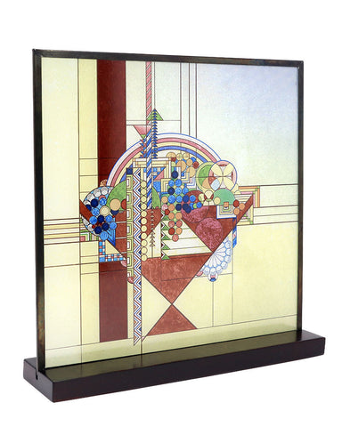 Frank Lloyd Wright May Basket Stained Glass