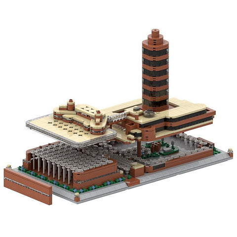 Frank Lloyd Wright SC Johnson Global Headquarters Architecture Building Brick Set