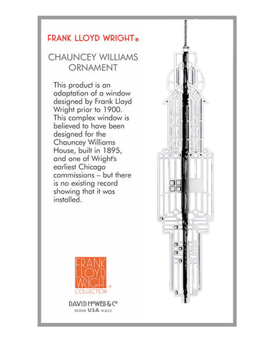 Frank Lloyd Wright Chauncey Williams WrightSicle