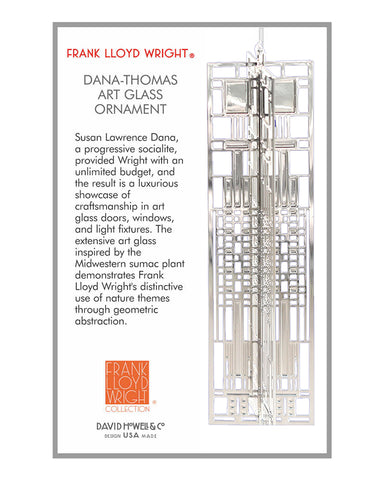 Frank Lloyd Wright Dana Art Glass WrightSicle Gift