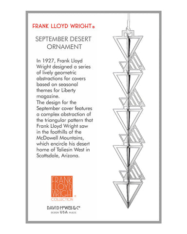 Frank Lloyd Wright September Desert WrightSicle