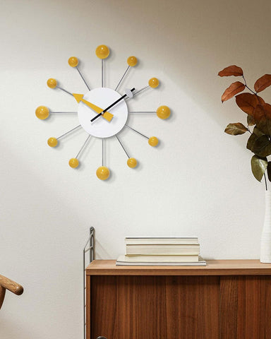 Saffron orb clock mockup