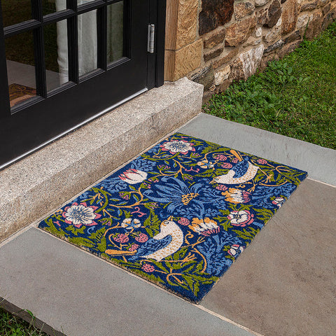 William Morris Strawberry Thief Arts & Crafts Doormat