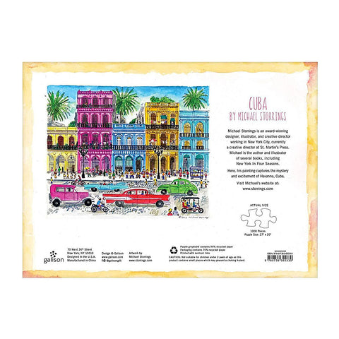 Cuba by Michael Storrings 1000 Piece Jigsaw Puzzle