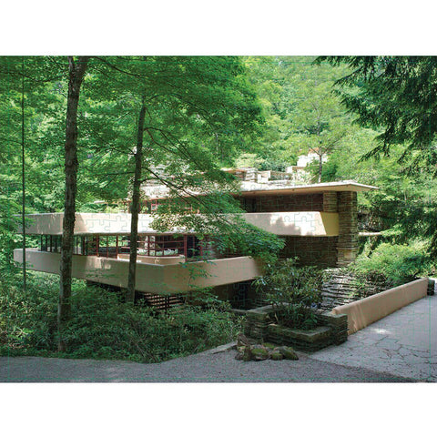 Frank Lloyd Wright Fallingwater 2-Sided 500 Piece Jigsaw Puzzle