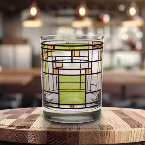 Frank Lloyd Wright Oak Park Green DOF Tumbler