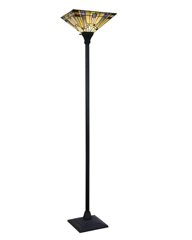 Arts & Crafts Kinsey Torchiere Floor Lamp