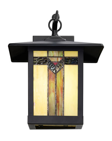 Mission Craftsman Stained Glass Wall Sconce Louis