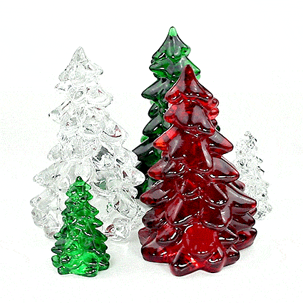 Mosser Glass Christmas Tree - Crystal Small