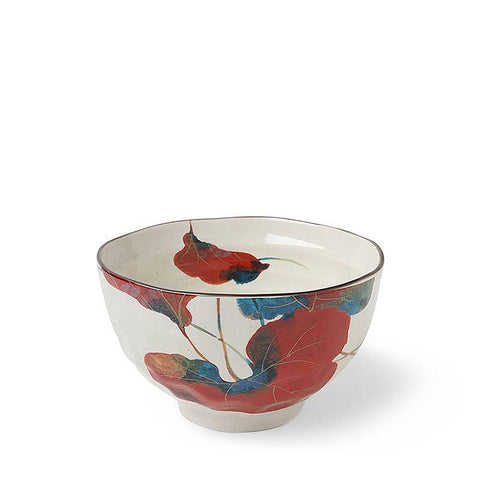 Floral Fall Rice Bowl Set of 4