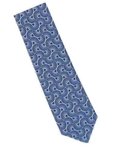 Art Deco Ginkgo Silk Tie